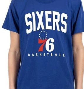 Philadelphia 76 Sixers Youth T-shirt NBA Size 8 FREE SHIPPING - Picture 1 of 7