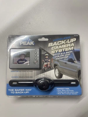 Peak Performance Wireless Back Up Camera System With Color LCD Monitor New Seald - Image 1 of 4