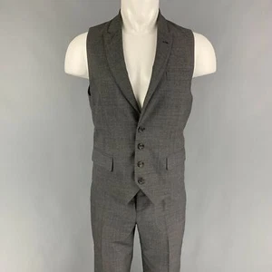 BRUNELLO CUCINELLI Size 38 Grey Wool Vest Suit - Picture 1 of 9