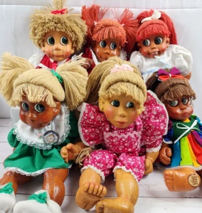 Naber Kids Wooden Dolls w/Different Faces, Varying Skin/Hair Tones, & Clothing - Picture 1 of 58
