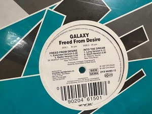 GALAXY CINDY G! Freed from Desire 12" 1997 ZYX 66085 HOUSE SEALED - Picture 1 of 2