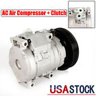 AC Compressor & A/C Clutch For 2003-2008 Toyota Matrix Corolla Base XR XRS Wagon
