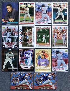 MANNY RAMIREZ 1991-2009 Baseball Rookie Card Lot! 14x Cards Indians Red Sox RC