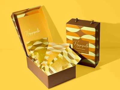 Juegos de regalo de té Hoppipolla Oolong | 30 bolsas piramidales doradas, miel, Jin Xuan Oolong Foto 1 de 4