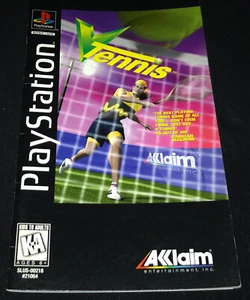 V Tennis - Manual Only (Playstation 1, PS1) Authentic - Bild 1 von 2