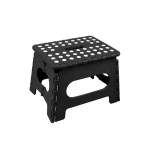 REGULAR PLASTIC FOLDING STOOL Step Portable Chair Store Flat Outdoor Camping AU - Picture 1 of 11
