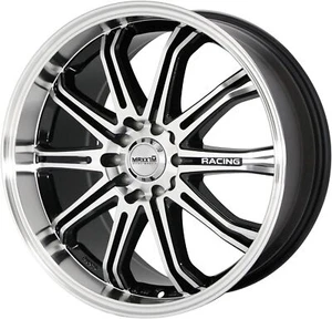 16x7 +40 Maxxim Ferris 5x100,5x114.3 Black Machine Face Wheels (Set of 4) - Picture 1 of 2