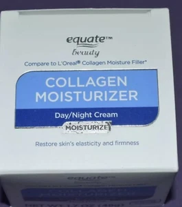 Equate Beauty Collagen Moisturizer Day/Night Cream, 1.7 oz- Paraben Free NEW - Picture 1 of 1