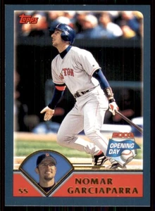 2003 Topps Opening Day #156 Nomar Garciaparra Boston Red Sox - Picture 1 of 2