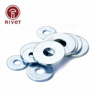 Junta lisa arandela plana de acero inoxidable DIN 125 ISO 7089 316 para perno de tornillo - Imagen 1 de 5