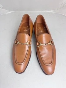 Carmina Shoemaker Horsebit Loafer Size UK 5 Rain 80736 Tan boxcalf - Picture 1 of 5