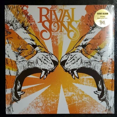 RIVAL SONS: Before The Fire Orange Translucent Vinyl LP NEW - Image 1 of 3