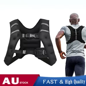 Workout Weighted Vest for Running Adjustable Buckle Training Fitness 5kg-12kg - Picture 1 of 15
