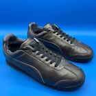 Puma Roma Metallic Low Womens Size 10 Black Shoes Sneakers Classic 36097701