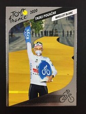 Tadej Pogacar Rookie RC Card Panini Tour De France 2020 / Maillot Blanc