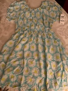 NWT Girls dress Epic Threads Big Girls Daisy-Print Peasant Dress size L ,daisy  - Picture 1 of 3