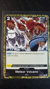 Meteor Volcano FOIL Event OP02-119 M PF OPTCG One Piece Paramount War Series - Picture 1 of 2