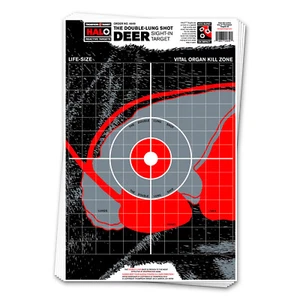 Thompson Target HALO Life-Size Deer Vitals Reactive Splatter Targets - 12.5"x19" - Picture 1 of 5