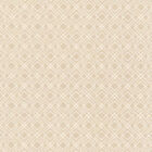 Fine Decor - Beige Cream Wheat Geometric Trellis Feature Wallpaper - FD22021