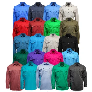 Pilbara Long Sleeve Closed Front Shirt - RRP 39.99 - SALE SALE - Picture 1 of 22