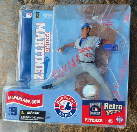McFarlane MLB Series 9  Retro Figure PEDRO MARTINEZ Montreal Expos Cover