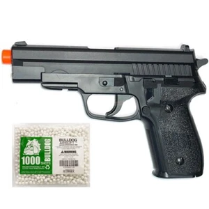 Airsoft Spring Pistol BB Toy Gun For Kids -  15 Rounds Capacity W/ 6mm 1000 BB - Picture 1 of 9