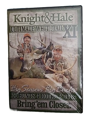 Knight & Hale Ultimate Whitetail XI Bring'em Closer 22 Hunts 4 Hours 2 DVDs Foto 1 de 2