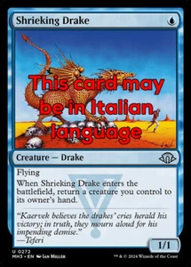 MTG 4x SHRIEKING DRAKE EXC - DRAGHETTO URLANTE 272 - MH3 - MAGIC - Picture 1 of 1