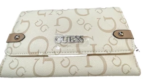 Genuine Guess "Castalia" Envelope Wallet in White Multi - Picture 1 of 2