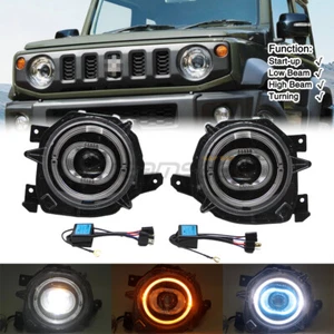 LED DRL Headlight for Suzuki Jimny JB74W 2019+ Head Lamp w/ Turn Front Lamp - Picture 1 of 12