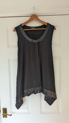 Black Sequin Mini Dress - Image 1 of 3