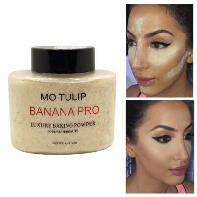 Banana Powder Smooth Loose Oil control Face Powder Makeup Mineral Powder - Image 1 of 4