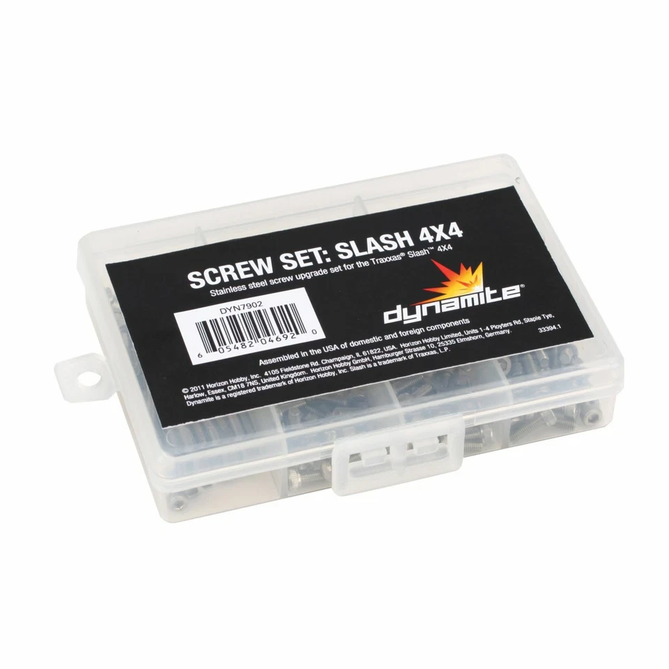 NEW Dynamite Stainless Steel Screw Set : Traxxas Slash 4X4 - Image 1 of 1