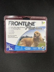 FRONTLINE Plus for Medium Dogs 23 to 44 lbs 3 Doses NEW - Picture 1 of 3
