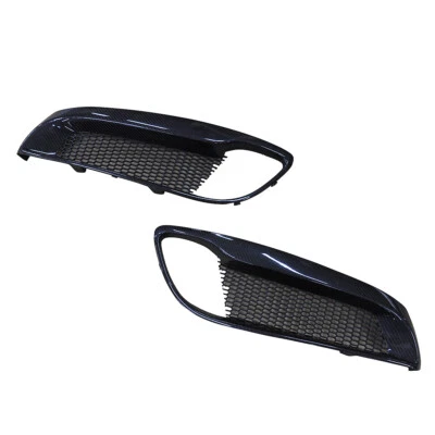 Carbon Fiber Front Fog Light Cover Bezel Grill For Hyundai Genesis Coupe 2009-11 - Image 1 of 4