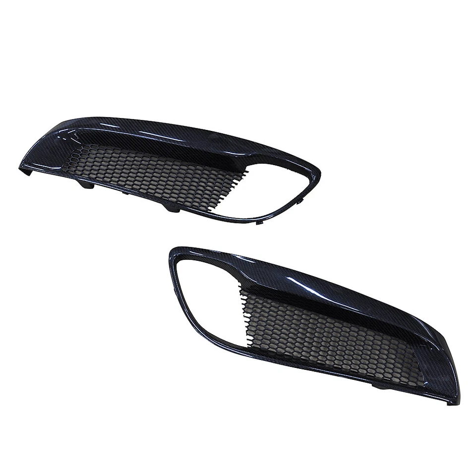 Carbon Fiber Front Fog Light Cover Bezel Grill For Hyundai Genesis Coupe 2009-11 Foto 1 de 4