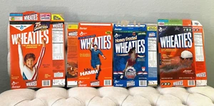 LOT OF 4 OLYMPICS Wheaties Flat Cereal Box YAMAGUCHI MIKE PHELPS MARY LOU RETTON - Picture 1 of 2