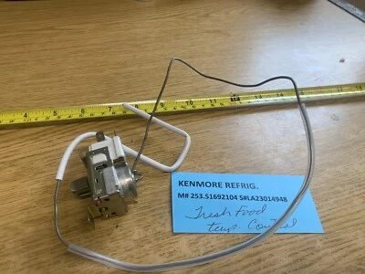 Termostato refrigerador KENMORE REFRIGERATOR 253.51692104 alimentos frescos - Imagem 1 de 4