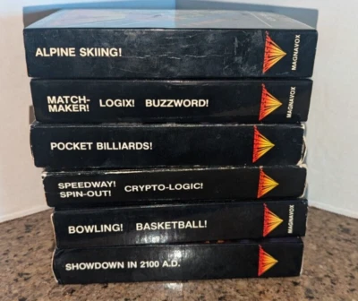 Cartucho de juego Magnavox Odyssey 2 de colección en caja con manual lote de 6 juegos deportivos Foto 1 de 4