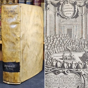 1658 Vellum COUNCIL OF TRENT Paolo Sarpi Clement Clarke Moore's Copy Scarce - Imagen 1 de 23