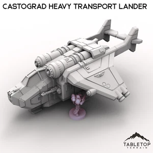 Castograd Heavy Transport Lander - Grimdark Gothic Wargaming Tabletop - Picture 1 of 8