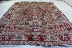 Rug Handmade Traditional Antique Area Wool Handmade Oriental Rugs 300 X 380 cm - Picture 1 of 12