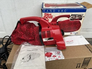 vintage dirt devil royal hand vacuum 103 w Box w Manual Papers Tested Clean 80s - Picture 1 of 12