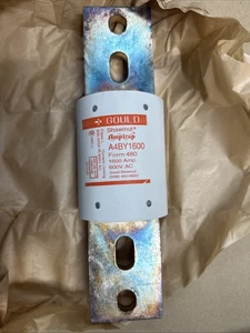Nuevo fusible Gould Shawmut A4BY1600-BG forma 480 tipo BG 1600A 600V clase L - Imagen 1 de 3