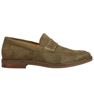 Zapatos de vestir verdes Sperry Gold Cup Exeter Penny mocasín sin usar, en caja, punta para hombre STS196 - Imagen 1 de 5