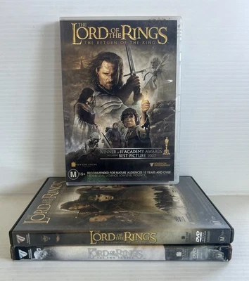 Lord of the Rings Trilogy 1 2 3 DVD Fellowship Towers Return of King Region 4 - Image 1 of 4