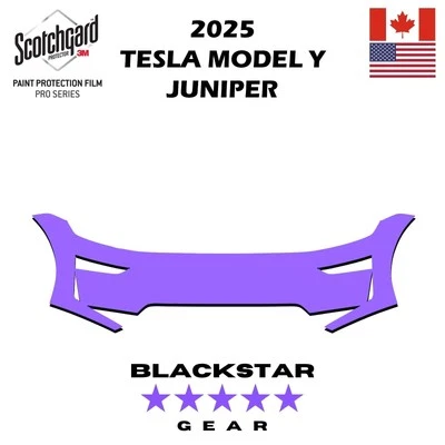 Tesla Model Y 2025-2026 Juniper Pre-Cut 3M PRO Paint Protection Film PPF Bumper - Image 1 of 2