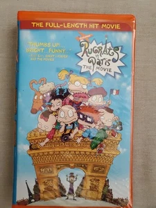 Rugrats in Paris the Movie VHS 2001 Nickelodeon Nick Jr Animated Cartoon - Picture 1 of 9