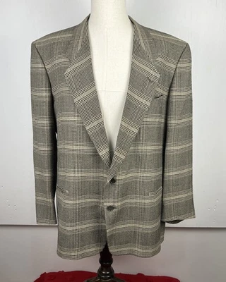 Blazer para hombre Giorgio Armani le Collezioni mezcla de lana hecho en Italia talla 44L Foto 1 de 4