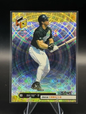 1999 Upper Deck HoloGrFX Jose Canseco AuSome #55 - Tampa Bay Devil Rays - Image 1 of 2